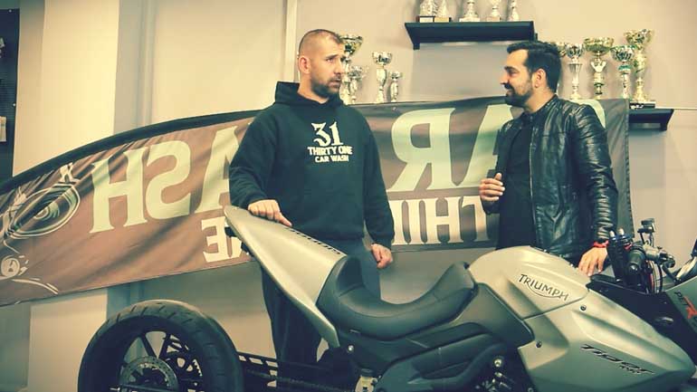 Οι Έλληνες οδηγοί αγώνων / Μιχάλης Αγγελάκης: Ο πρωταθλητής του dragster