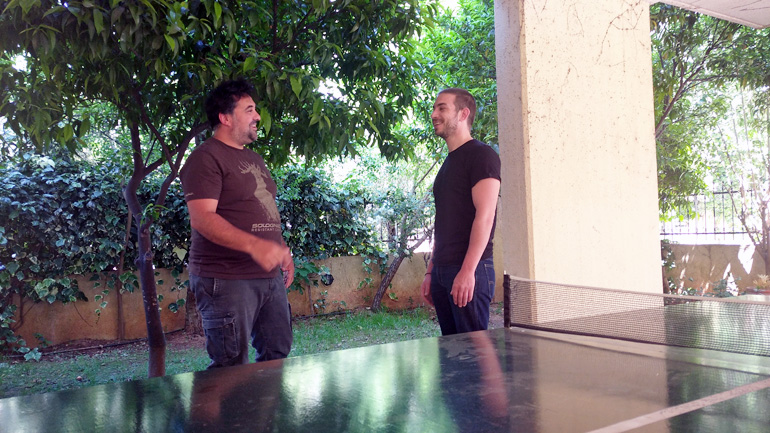 Ευχάριστη συζήτηση, αλλά δεν προλάβαμε να παίξουμε πινγκ πονγκ.