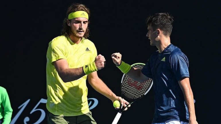 Όπεν Λιόν: Ήττα και αποκλεισμός για τα αδέλφια Τσιτσιπά στον 1ο γύρο