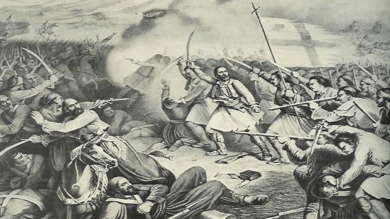 Η Μάχη στο Μανιάκι και ο θάνατος του Παπαφλέσσα