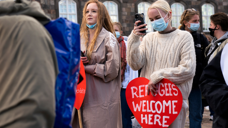 Δανία: Χιλιάδες διαδηλωτές υπέρ των Σύρων που απειλούνται με απέλαση