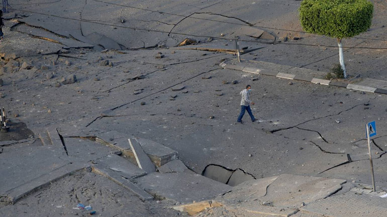 Ήρεμο πρωί στη Γάζα και το Ισραήλ μετά την κήρυξη κατάπαυσης του πυρός Ήρεμο πρωί στη Γάζα και το Ισραήλ μετά την κήρυξη κατάπαυσης του πυρός