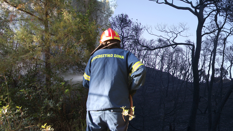 Μάχη με τις φλόγες σε διάφορα μέτωπα