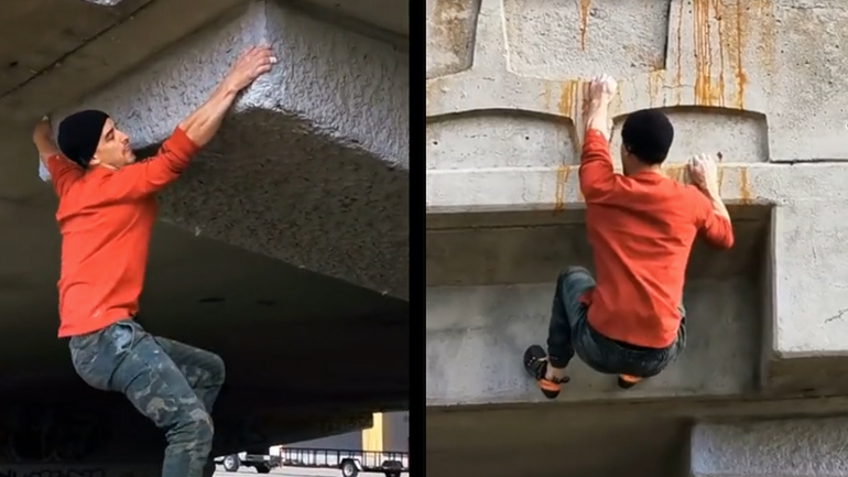 Aναρρίχηση σε γέφυρα