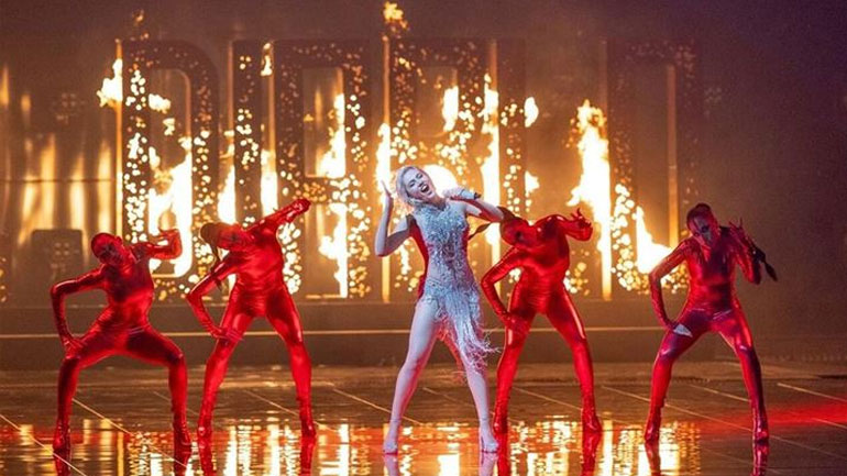 Eurovision 2021: Η Έλενα Τσαγκρινού έβαλε φωτιά στη σκήνη του Ahoy Arena στο Ρότερνταμ