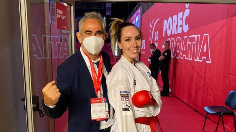 Καράτε: Χάλκινα μετάλλια για Χατζηλιάδου και Τζάνο στο Ευρωπαϊκό