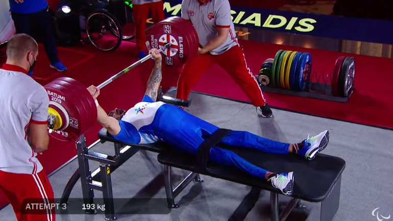Άρση Βαρών σε πάγκο: Στο technical challenge έχασε το χρυσό μετάλλιο ο Γκρέμισλαβ Μωϋσιάδης