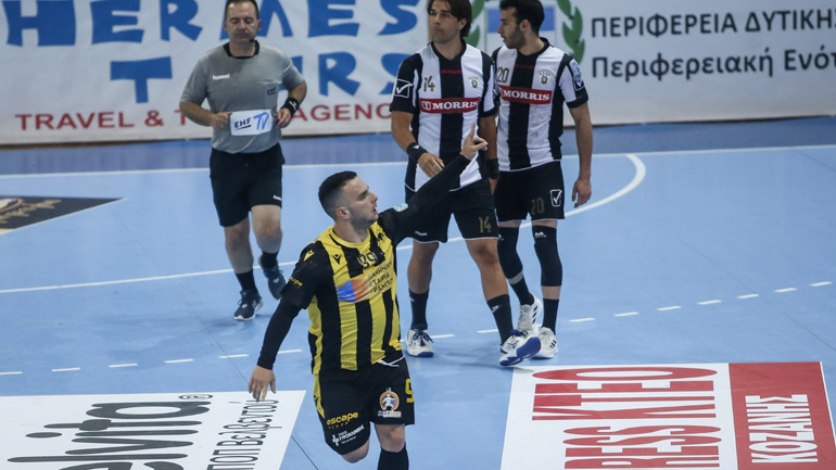 Χάντμπολ: Η ΑΕΚ κατέκτησε το Κύπελλο Ελλάδας, 24-22 τον ΠΑΟΚ