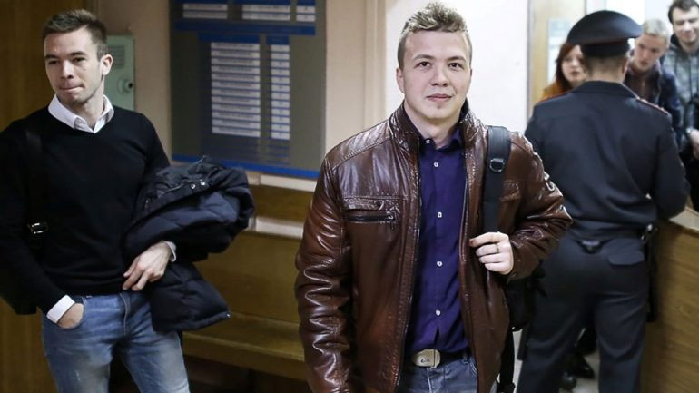 Οι αρχές της Λευκορωσίας ισχυρίζονται ότι αντιλήφθηκαν τον Προτασέβιτς από φωτογραφία σε ένα μπλογκ