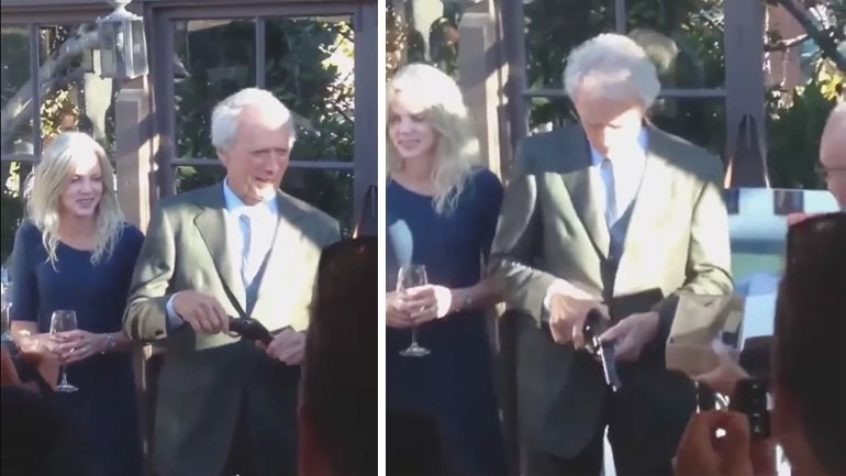 Όταν ο Clint Eastwood πιάνει ένα περίστροφο