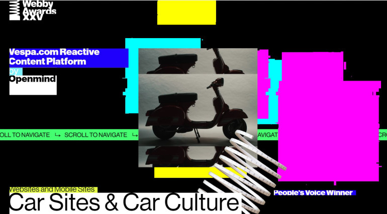 Η σελίδα Vespa.com παρέχει 10 διαφορετικές υπηρεσίες στον επισκέπτη.