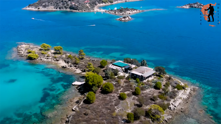 Τα ιστορικά νησάκια της Χαλκιδικής από ψηλά!