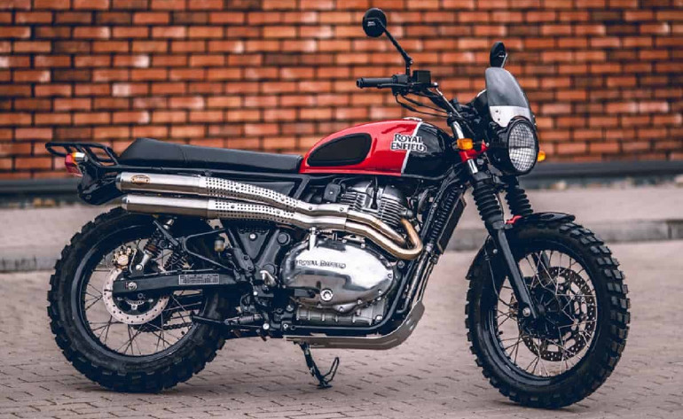 Αυτή η μετατροπή μας δείχνει το πιθανό scrambler μοντέλο της Enfield.