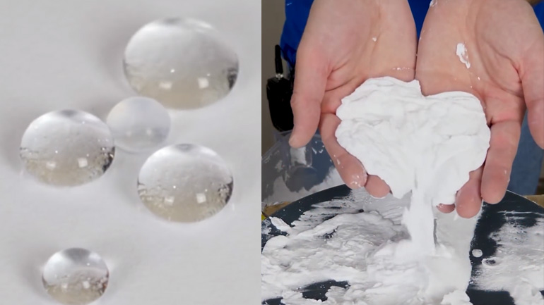 Υδρόφοβο νερό;