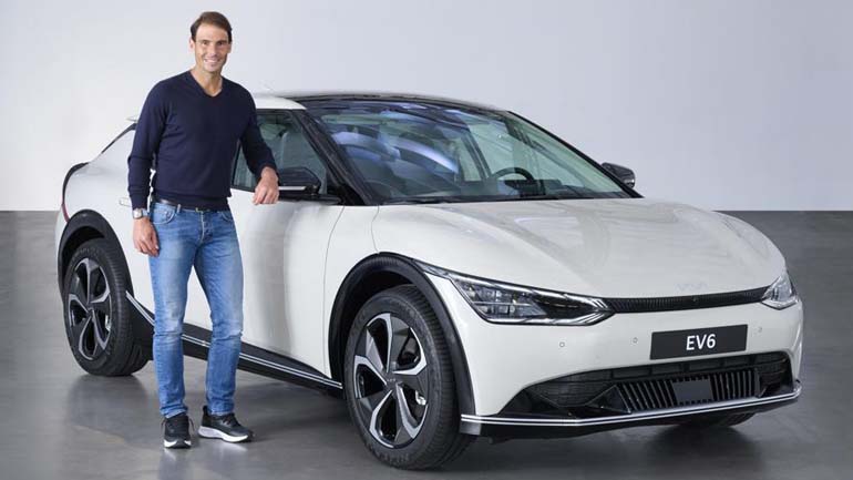 O Ράφα Ναδάλ πήρε μια γεύση από το εντυπωσιακό KIA EV6