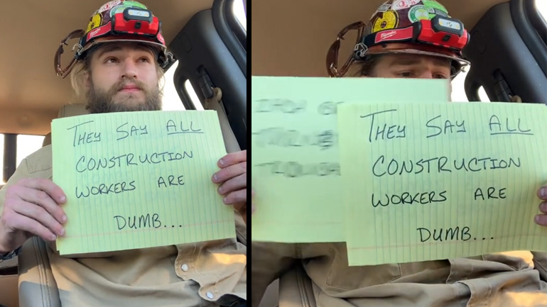 Άνδρας καταγγέλλει την προκατάληψη εναντίον των εργαζομένων στα εργοτάξια