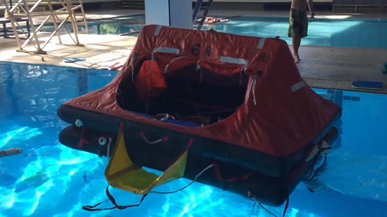 Φουσκωτή βάρκα διάσωσης 6 ατόμων