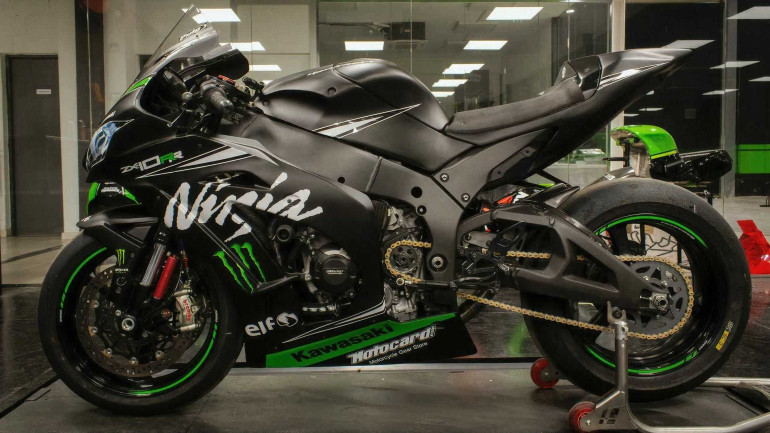 Η μοτοσικλέτα βρίσκεται στα κεντρικά της Provec στην Ισπανία.