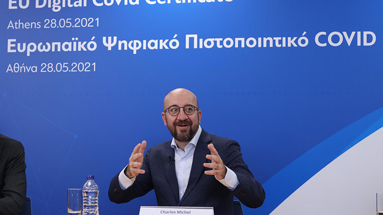 Σαρλ Μισέλ: Η Ελλάδα στην πρώτη γραμμή