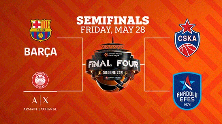 Euroleague: Τζάμπολ στο φάιναλ φορ της Κολωνίας – ΤΣΣΚΑ, Εφές, Μπαρτσελόνα και Αρμάνι διεκδικούν το τρόπαιο!