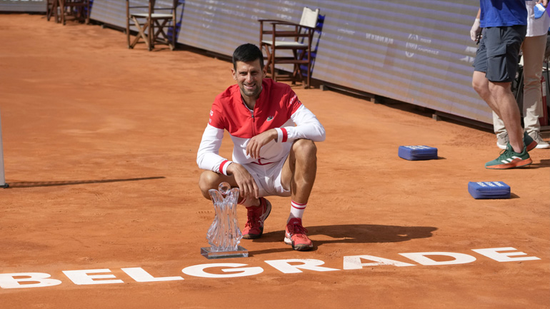 Τένις: «Ζεστάθηκε» με τίτλο πριν το Roland Garros ο Τζόκοβιτς