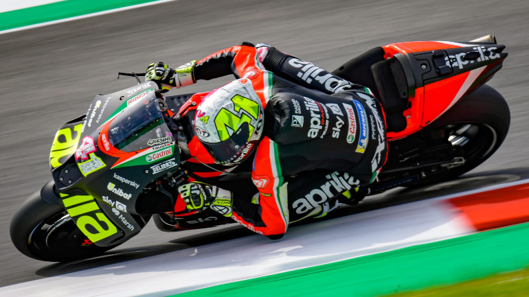 Τρομερή εμφάνιση από τον Aleix Espargaro ο οποίος ήρθε από το Q1 να ανέβει μέχρι τη 4η θέση.