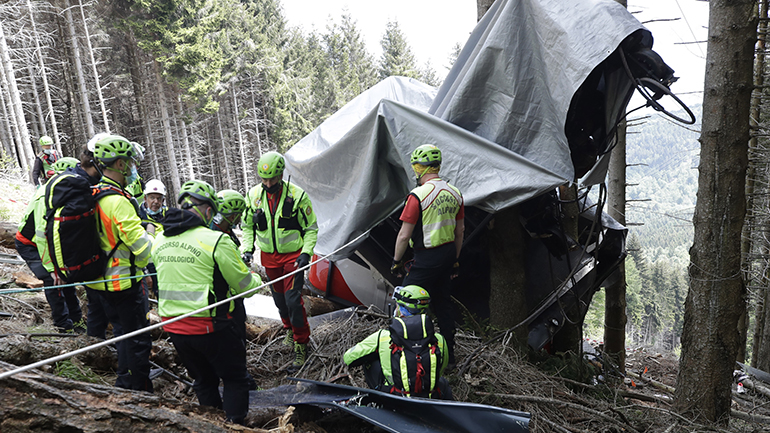 Αποφυλακίστηκαν οι τρεις ύποπτοι για το δυστύχημα με το τελεφερίκ στην Ιταλία