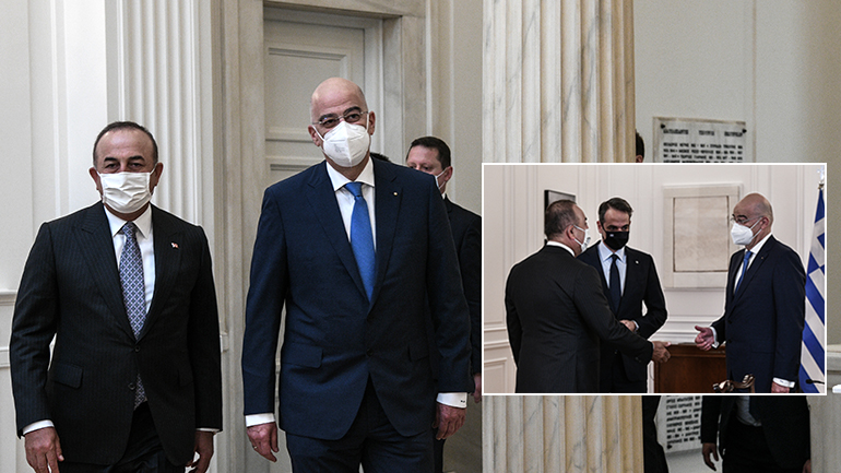 Σε καλό κλίμα η συνάντηση Δένδια-Τσαβούσογλου