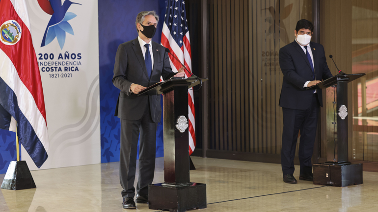 Στην Κόστα Ρίκα ο ΥΠΕΞ των ΗΠΑ