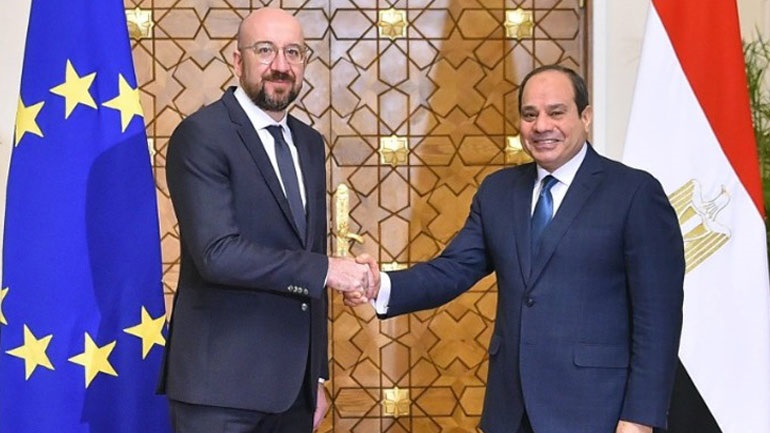 Επικοινωνία Σαρλ Μισέλ και Αλ-Σίσι για Λιβύη, Ανατολική Μεσόγειο και Μέση Ανατολή
