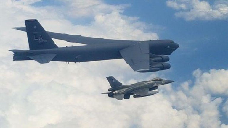 ALLIED SKY: Ελληνικά F-16 συνόδευσαν αμερικανικό στρατηγικό βομβαρδιστικό τύπου B-52