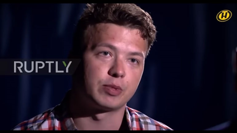 Το Βερολίνο και το Λονδίνο καταγγέλλουν τη συνέντευξη του Προτασέβιτς στην κρατική λευκορωσική τηλεόραση