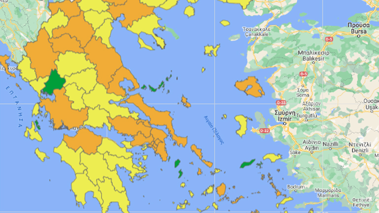 Τον νέο επιδημιολογικό χάρτη της Ελλάδας παρουσίασε ο Νίκος Χαρδαλιάς