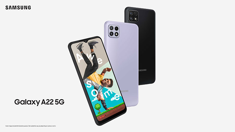 Samsung Galaxy A22 5G: H εταιρεία επεκτείνει τις διαθέσιμες επιλογές σε κινητά 5G