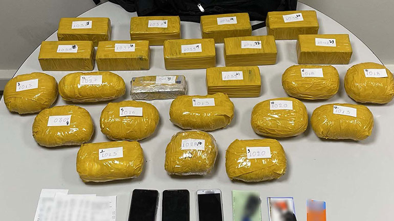 Στη φάκα ναρκοδιακινητές που πέρασαν από το τελωνείο 23 κιλά ηρωίνης