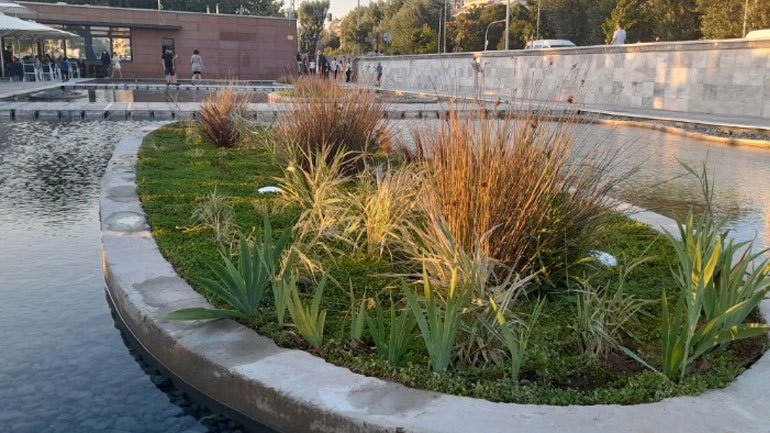Ανακαινισμένος και επισκευασμένος ο «Κήπος του Νερού» στη Νέα Παραλία Θεσσαλονίκης