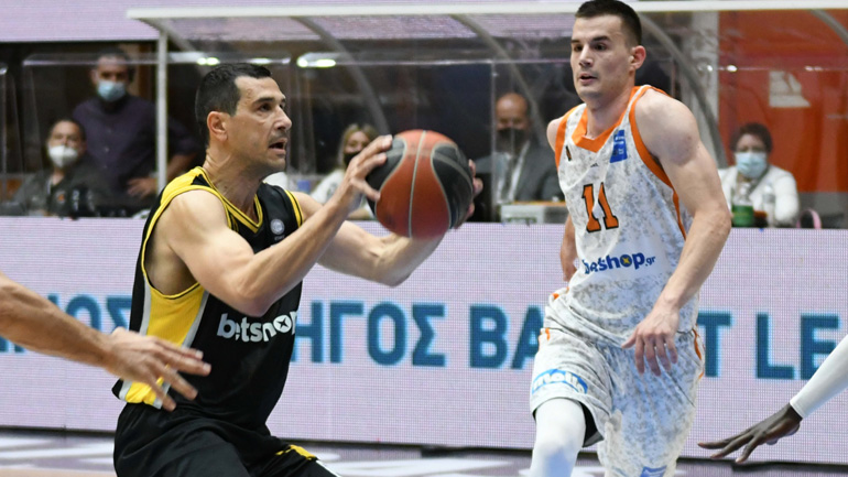 Πήρε προβάδισμα η ΑΕΚ, 81-80 τον Προμηθέα στην Πάτρα