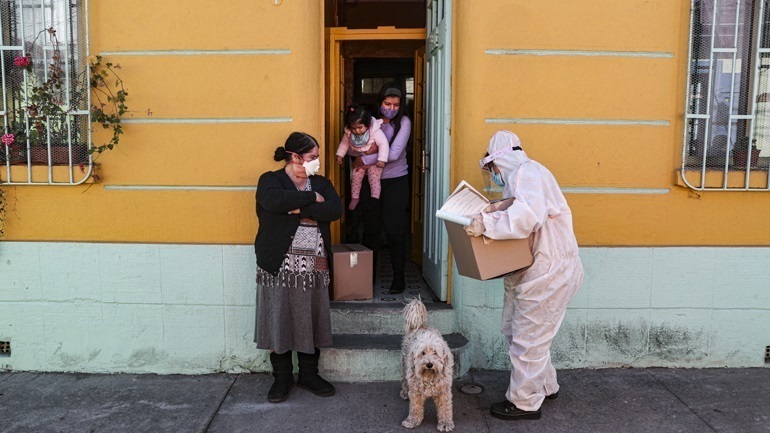 Χιλή: Περισσότερα από 7.700 κρούσματα κορωνοϊού σε 24 ώρες