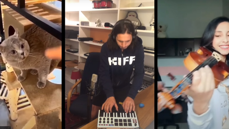 Remix με μια γάτα στα φωνητικά