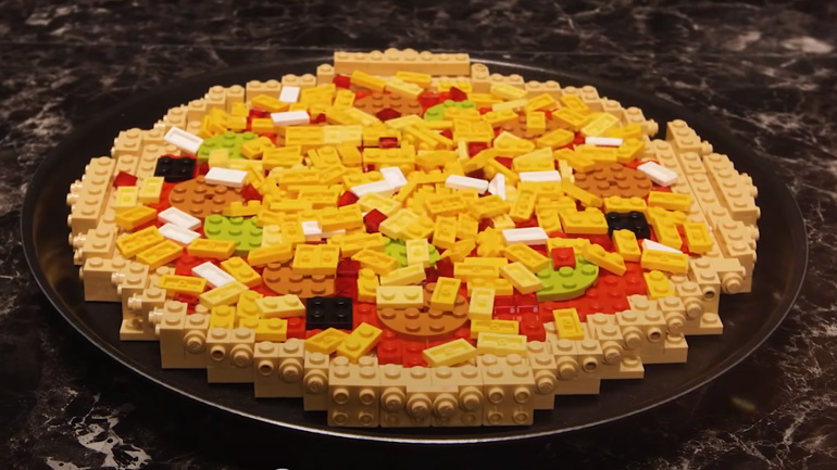 Πίτσα από lego