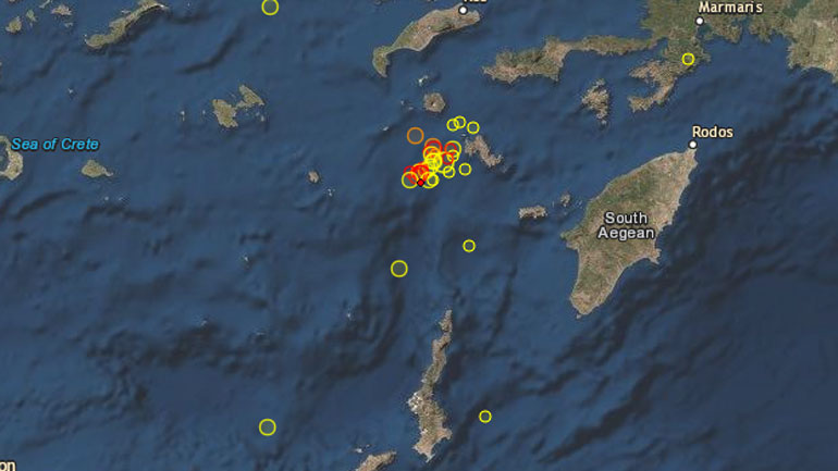 Σεισμική δόνηση 3,1 Ρίχτερ στην Τήλο