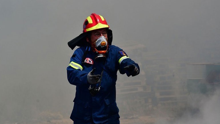 Πυρκαγιά στο Κάτω Σούλι Μαραθώνα