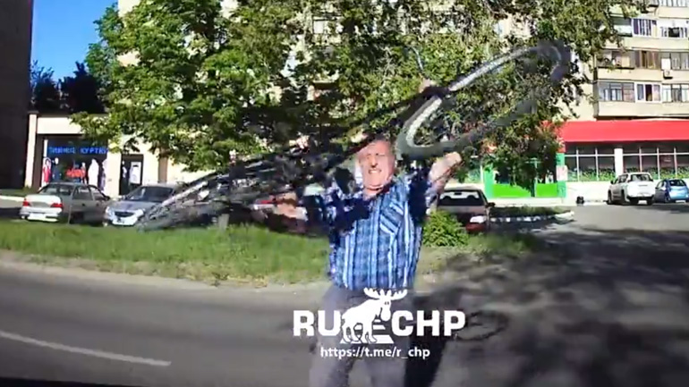 Οργισμένος ποδηλάτης