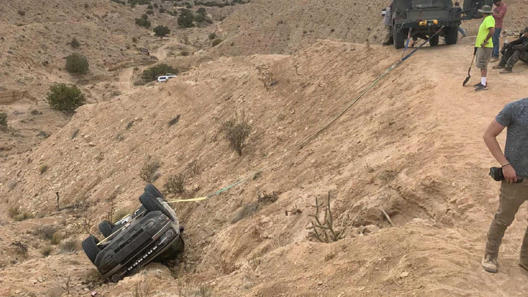 Ευτυχώς κανείς δεν έπαθε το παραμικρό. 