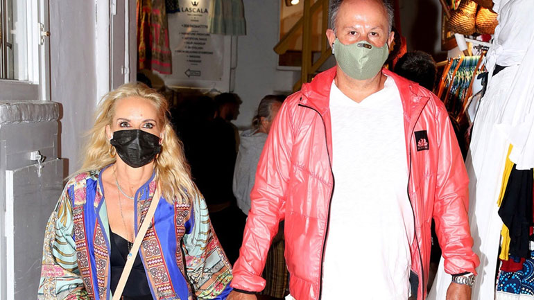 Μαρία Μπεκατώρου: Μίνι απόδραση στο νησί των ανέμων με τον σύζυγό της