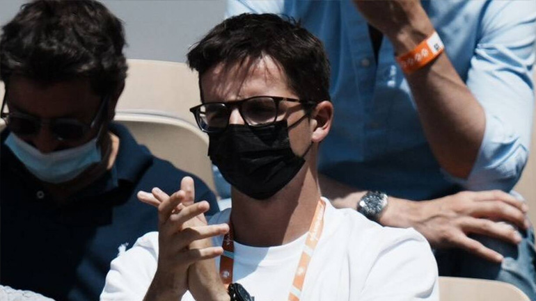 Ρολάν Γκαρός: Οι πανηγυρισμοί του Κωνσταντίνου Μητσοτάκη στον προημιτελικό της Σάκκαρη