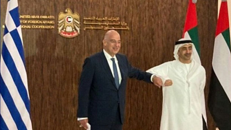 Δένδιας: Στρατηγική η σχέση Ελλάδας-Ηνωμένων Αραβικών Εμιράτων
