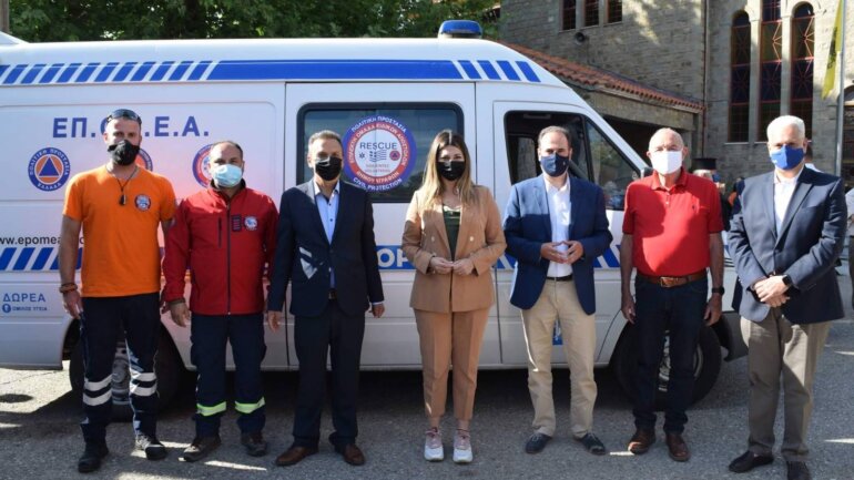 ΥΓΕΙΑ: Δωρεάν διάθεση ενός πλήρως επανδρωμένου ασθενοφόρου στην Επίλεκτη Ομάδα Ειδικών Αποστολών Ελλάδος