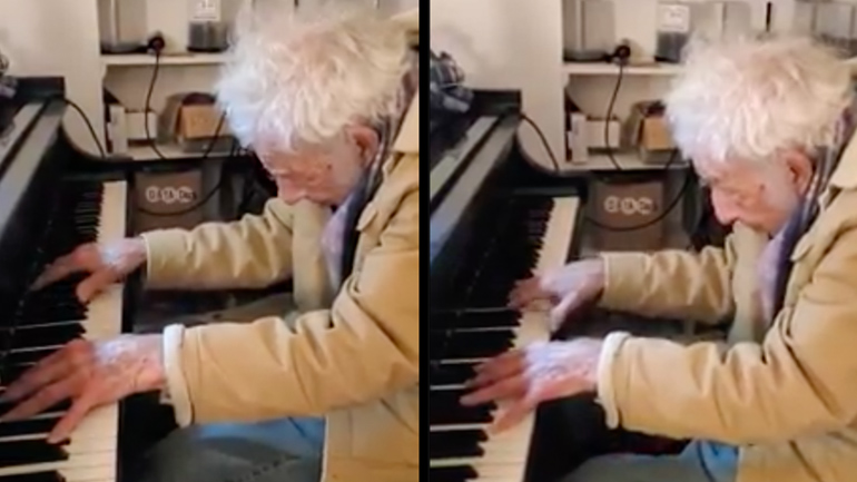 Συνθέτης 94 ετών παίζει τo «Moonlight Sonata»