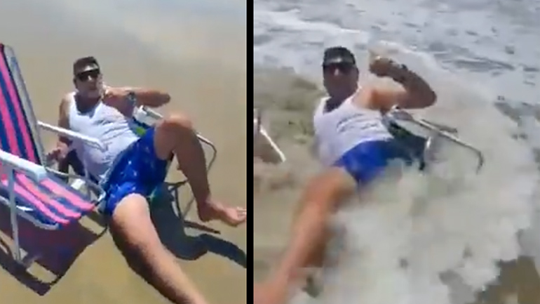 Λάθος σημείο να αράξεις σε παραλία